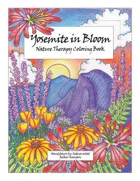 portada Yosemite in Bloom: Nature therapy coloring book (en Inglés)