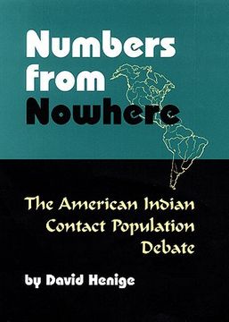 portada numbers from nowhere: the american indian contact population debate (en Inglés)