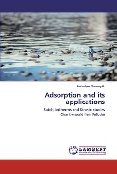 portada Adsorption and its applications (en Inglés)
