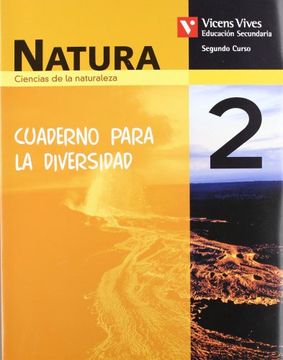 portada natura, ciencias naturales, 2 eso. cuaderno diversidad