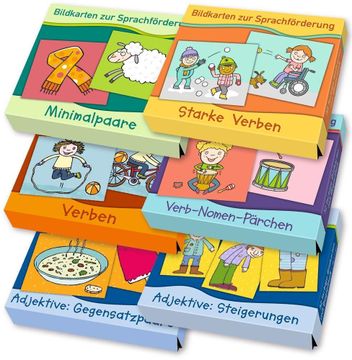 portada Grosses Paket 2 - Bildkarten zur Sprachfoerderung (en Alemán)