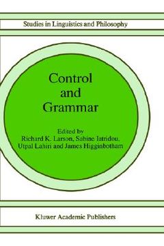 portada control and grammar (en Inglés)