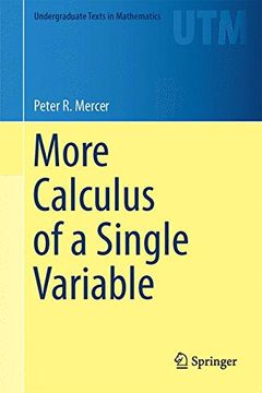 portada More Calculus of a Single Variable