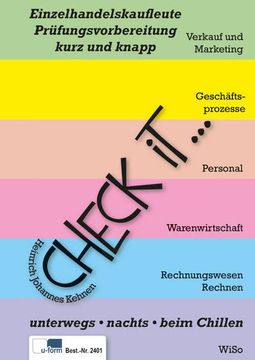 portada Check it - Einzelhandelskaufleute Prüfungsvorbereitung, Kurz und Knapp (en Alemán)