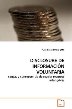 portada disclosure de informacin voluntaria (in English)