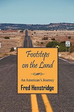 portada footsteps on the land: an american's journey (en Inglés)