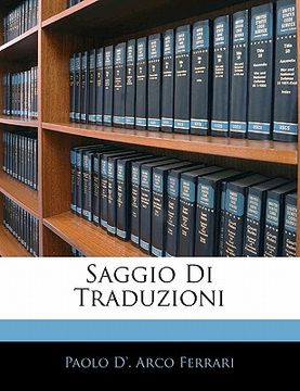 portada Saggio Di Traduzioni (in Italian)