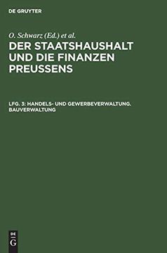 portada Handels- und Gewerbeverwaltung. Bauverwaltung (in German)