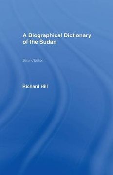 portada A Biographical Dictionary of the Sudan: Biographic Dict of Sudan (en Inglés)