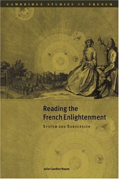 portada Reading the French Enlightenment: System and Subversion (Cambridge Studies in French) (en Inglés)