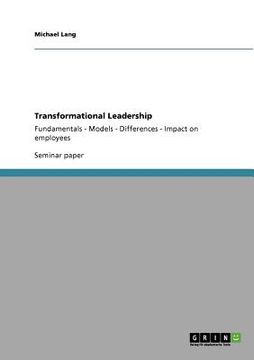 portada transformational leadership (en Inglés)