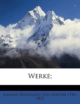 portada Werke; Volume 40 (en Alemán)