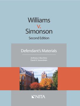 portada Williams V. Simonson: Defendant's Materials (en Inglés)