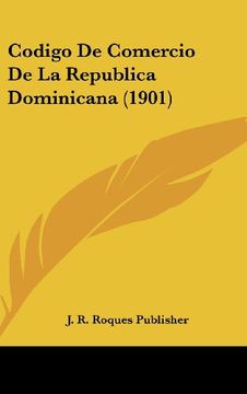 portada Codigo de Comercio de la Republica Dominicana (1901)