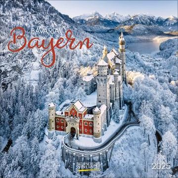 portada Bayern 2025: Broschürenkalender mit Ferienterminen. Format: 30 x 30 cm