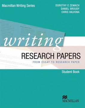 portada Writing Research Papers (en Inglés)