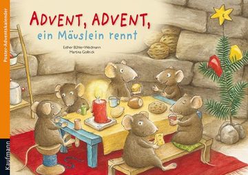portada Advent, Advent, ein Mäuslein rennt: Poster-Adventskalender (en Alemán)