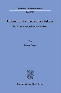 portada Offener Und Eingehegter Diskurs: Zur Struktur Des Juristischen Denkens (en Alemán)