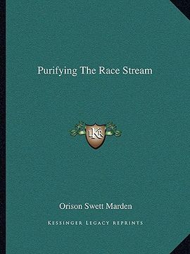 portada purifying the race stream (en Inglés)