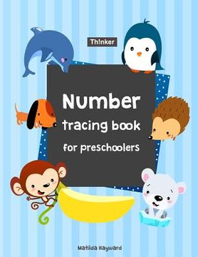 portada Number tracing book for preschoolers: Learn numbers 0 to 50, Coloring number, Practice For Kids, Ages 3-5, Number Writing Practice (8.5 x 11")