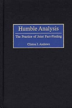 portada humble analysis: the practice of joint fact-finding (en Inglés)