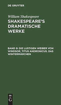 portada Die Lustigen Weiber von Windsor. Titus Andronicus. Das Wintermärchen (in German)