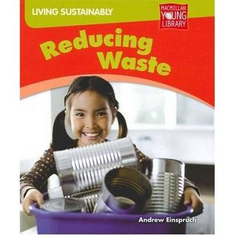 portada Reducing Waste (Living Sustainably - Macmillan Library) (en Inglés)