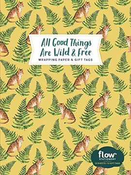 portada All Good Things are Wild and Free Wrapping Paper and Gift Tags (Flow) (in English)