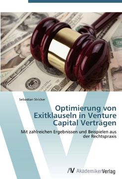 portada Optimierung von Exitklauseln in Venture Capital Verträgen: Mit zahlreichen Ergebnissen und Beispielen aus der Rechtspraxis