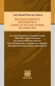 portada RECONOCIMIENTO DIPLOMÁTICO COMO ACTO UNILATERAL DE DERECHO (in Spanish)