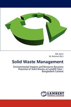 portada solid waste management (en Inglés)