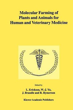 portada molecular farming of plants and animals for human and veterinary medicine (en Inglés)