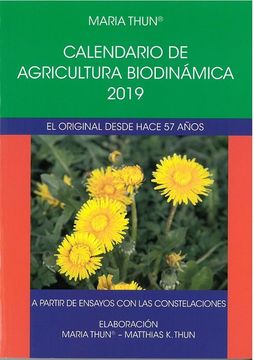 portada Calendario de Agricultura Biodinámica 2019. A Partir de Ensayos con las Constelaciones