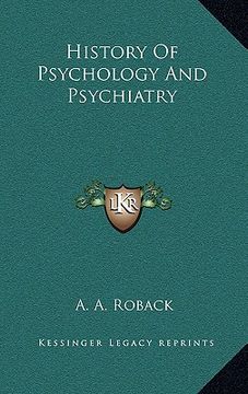 portada history of psychology and psychiatry (en Inglés)