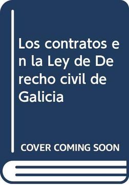 portada Contratos en la ley de Derecho Civil de Galicia