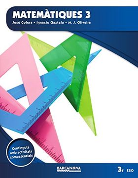 portada Matemàtiques 3 ESO. Llibre de l ' alumne (ed. 2015) (Materials Educatius - Eso - Matemàtiques)