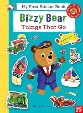 portada Bizzy Bear: My First Sticker Book Things That go (en Inglés)