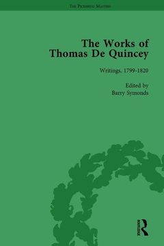 portada The Works of Thomas de Quincey, Part I Vol 1 (en Inglés)