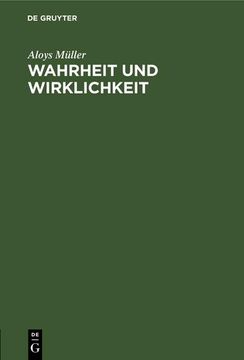 portada Wahrheit und Wirklichkeit (in German)