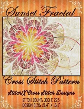 portada Sunset Fractal Cross Stitch Pattern (en Inglés)