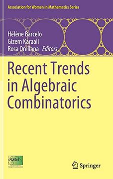 portada Recent Trends in Algebraic Combinatorics (Association for Women in Mathematics Series) (en Inglés)