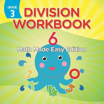 portada Grade 3 Division Workbook: Math Made Easy Edition: Math Made Easy Edition (Math Books) (en Inglés)