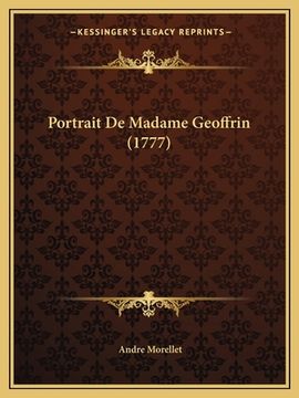 portada Portrait De Madame Geoffrin (1777) (en Francés)