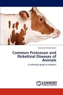 portada common protozoan and rickettsial diseases of animals (en Inglés)