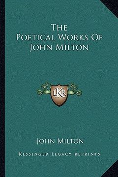 portada the poetical works of john milton (en Inglés)