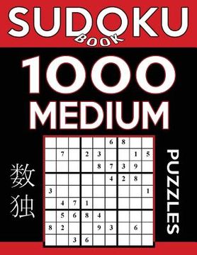 portada Sudoku Book 1,000 Medium Puzzles: Sudoku Puzzle Book With Only One Level of Difficulty