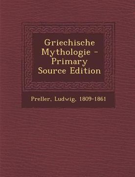 portada Griechische Mythologie (en Alemán)