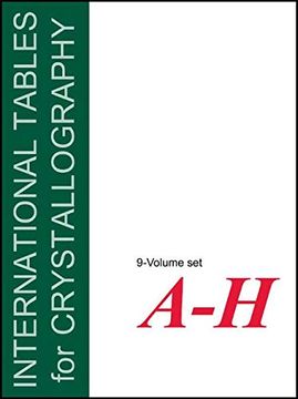 portada International Tables for Crystallography, 9 Volume set (Iucr Series. International Tables for Crystallography) (en Inglés)