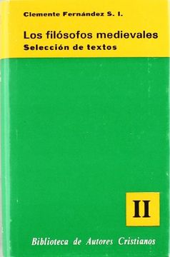 portada Los Filosofos Medievales (t. 2) (in Spanish)