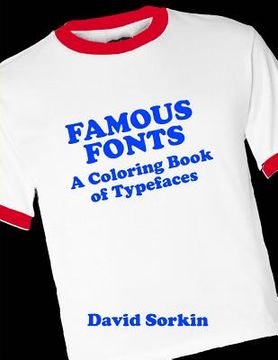 portada Famous Fonts: A Coloring Book of Typefaces (en Inglés)